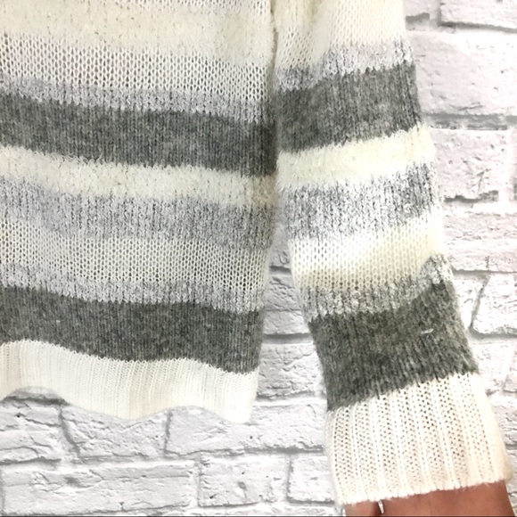 Lou & Grey Alpaca & Wool Blend Striped Sweater XS - Picture 6 of 6